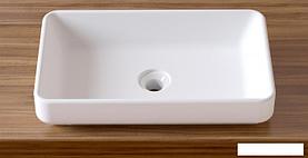 Накладная раковина Lavinia Boho Bathroom Sink Slim 33311004 (55*34 см, прямоугольная с тонкими стенками, без