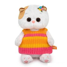 Классическая игрушка BUDI BASA Collection Кошечка Ли-Ли Baby в полосатом вязаном жилете LB-086 (20 см)