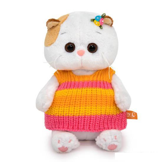Классическая игрушка BUDI BASA Collection Кошечка Ли-Ли Baby в полосатом вязаном жилете LB-086 (20 см) - фото 1 - id-p225411126