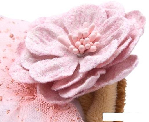 Классическая игрушка Basik & Co в розовом костюме в клетку 24 см LK24-028 - фото 4 - id-p225411130