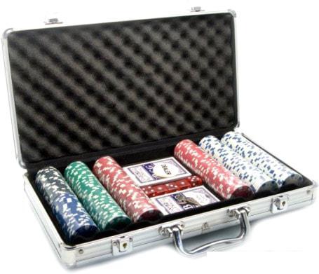 Настольная игра Zez Набор для покера в чемодане 300 фишек B-1 - фото 2 - id-p225411144