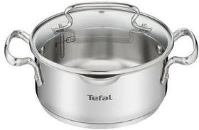 Кастрюля Tefal Duetto+ G7194355, 2л, с крышкой, серебристый [2100113153]