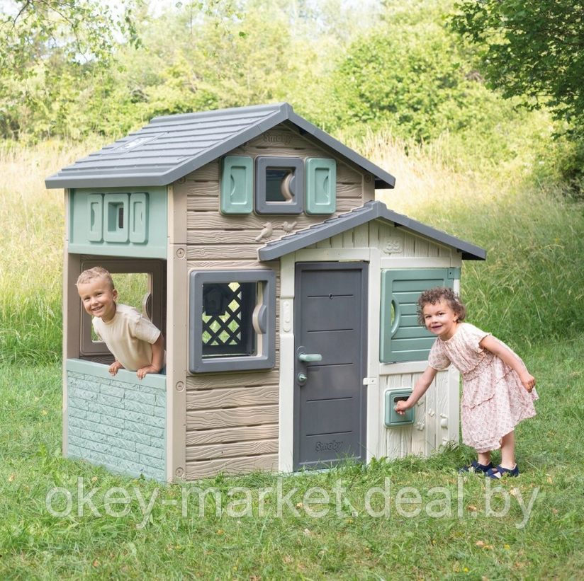 Детский игровой домик Smoby EVO Friends 810205 - фото 3 - id-p225481171
