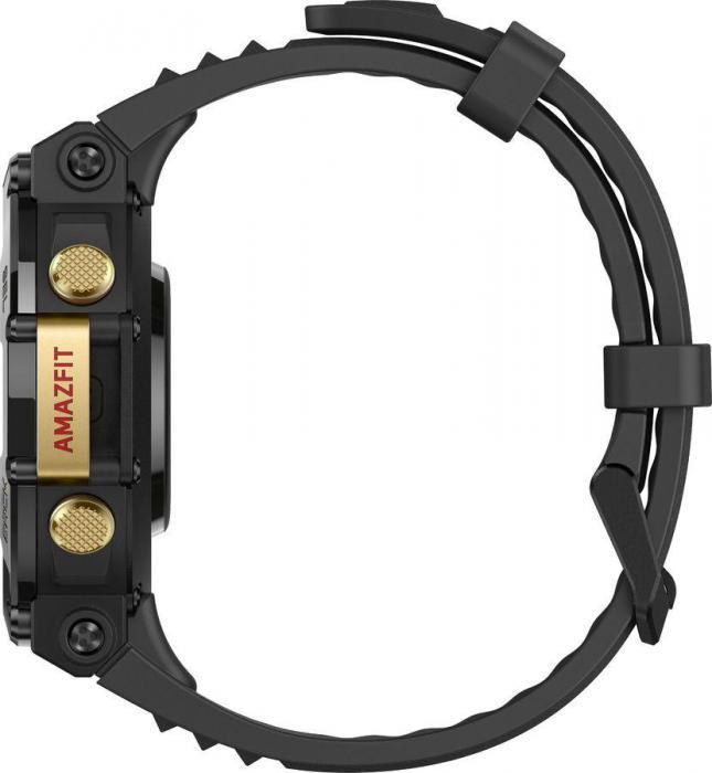 Смарт-часы AMAZFIT T-Rex 2 A2170, 1.39", черный/золотистый / черный/золотистый - фото 4 - id-p225412276