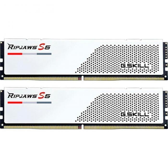 G.Skill Ripjaws S5 DDR5 6000MHz PC-48000 CL30 - 64Gb Kit (2x32Gb) F5-6000J3040G32GX2-RS5W - фото 1 - id-p225270095