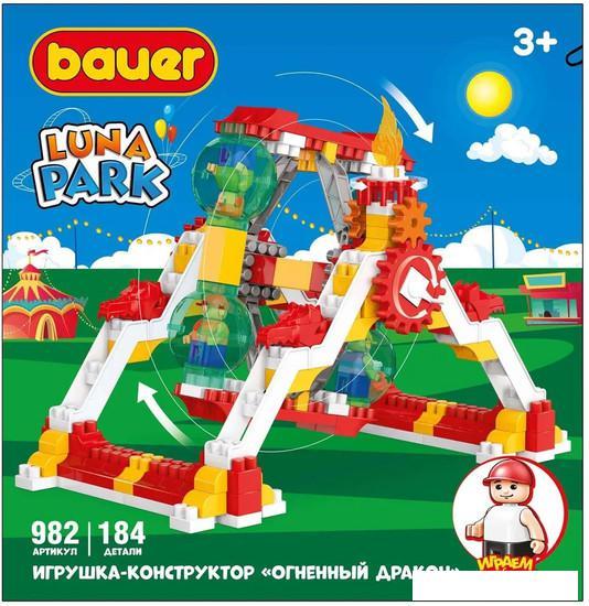 Конструктор Bauer Luna Park Аттракцион Огненный Дракон 982 - фото 3 - id-p225268494