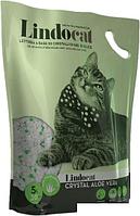 Наполнитель для туалета LindoCat Crystal Aloe Vera 5 л