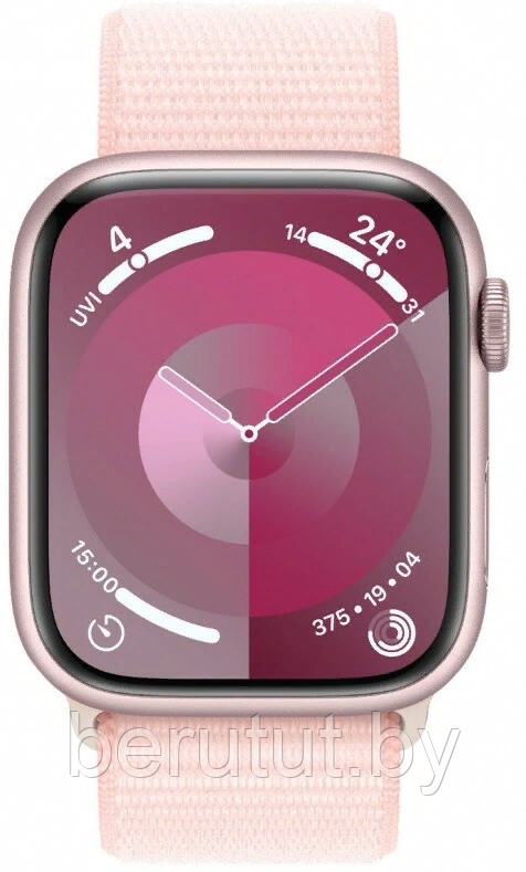 Смарт-часы Apple Watch Series 9 41мм Sport Loop MR953LL/A Розовые - фото 2 - id-p225481247