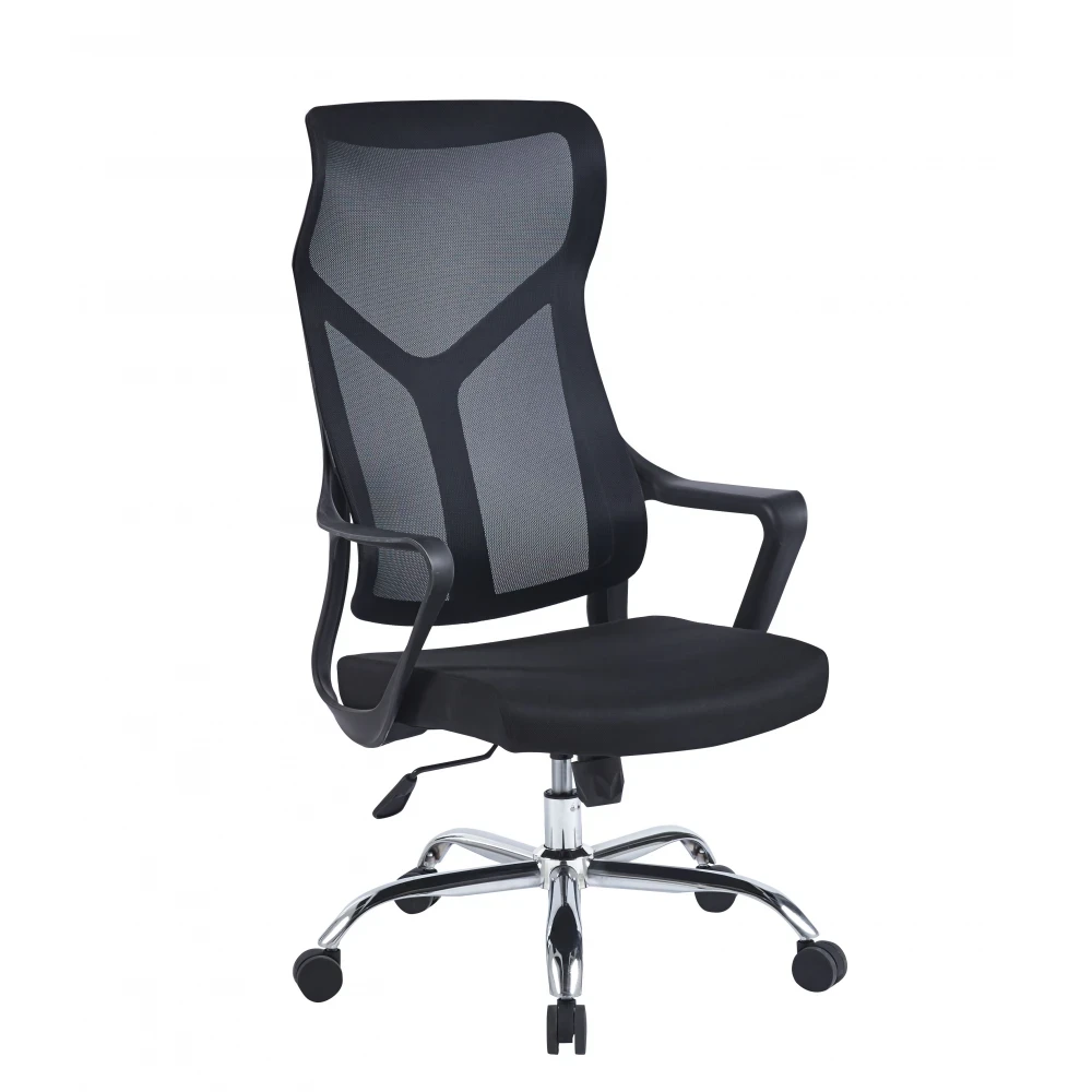 Кресло офисное SITUP WORK chrome (сетка Black/Black)
