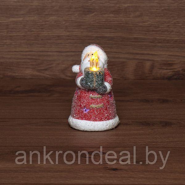 Керамическая фигурка Дед Мороз со свечкой 7х7х12 см - фото 1 - id-p225482474