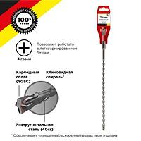 Бур по бетону 6x260x200 мм крестовая пластина SDS PLUS Kranz