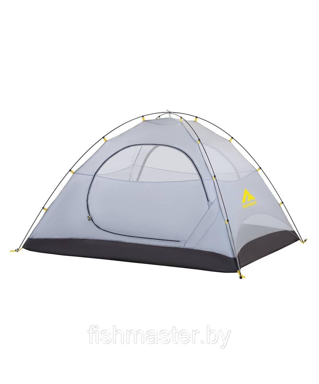 Палатка Berger Hiking Brio 4 цвет серый четырехместная - фото 2 - id-p225484678
