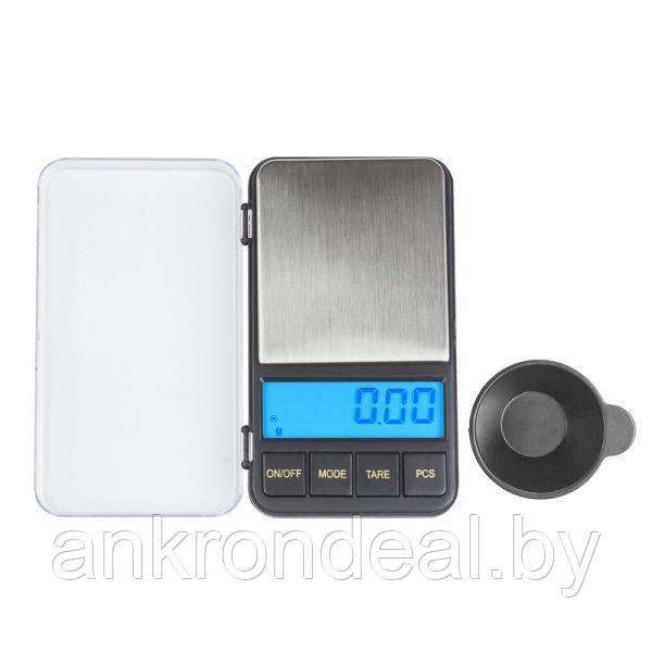 Весы карманные электронные от 0,01 до 500 грамм с чашей REXANT - фото 1 - id-p225484266
