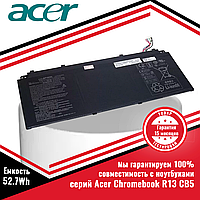 Оригинальный аккумулятор (батарея) для ноутбука Acer Chromebook R13 CB5 серий (AP15O3K) 11.55V 52.7Wh