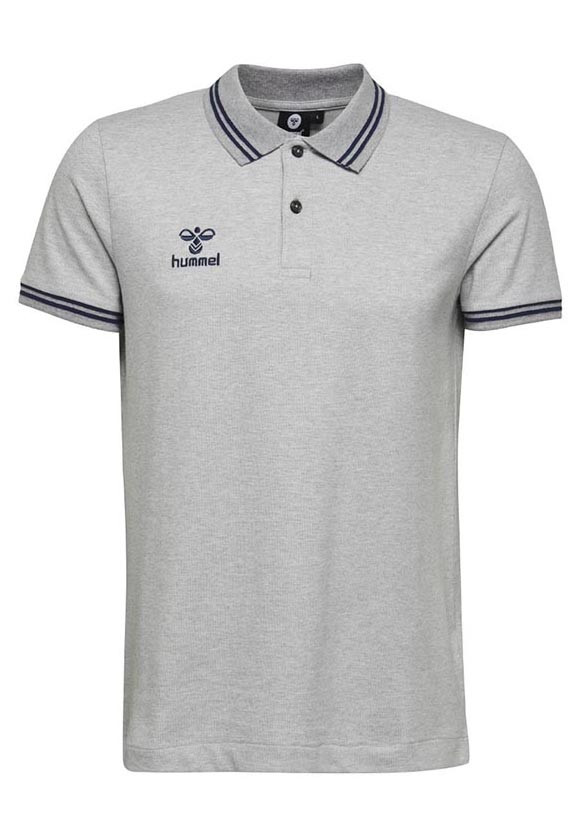 Футболка поло Hummel Classic Bee Noah Polo Серый