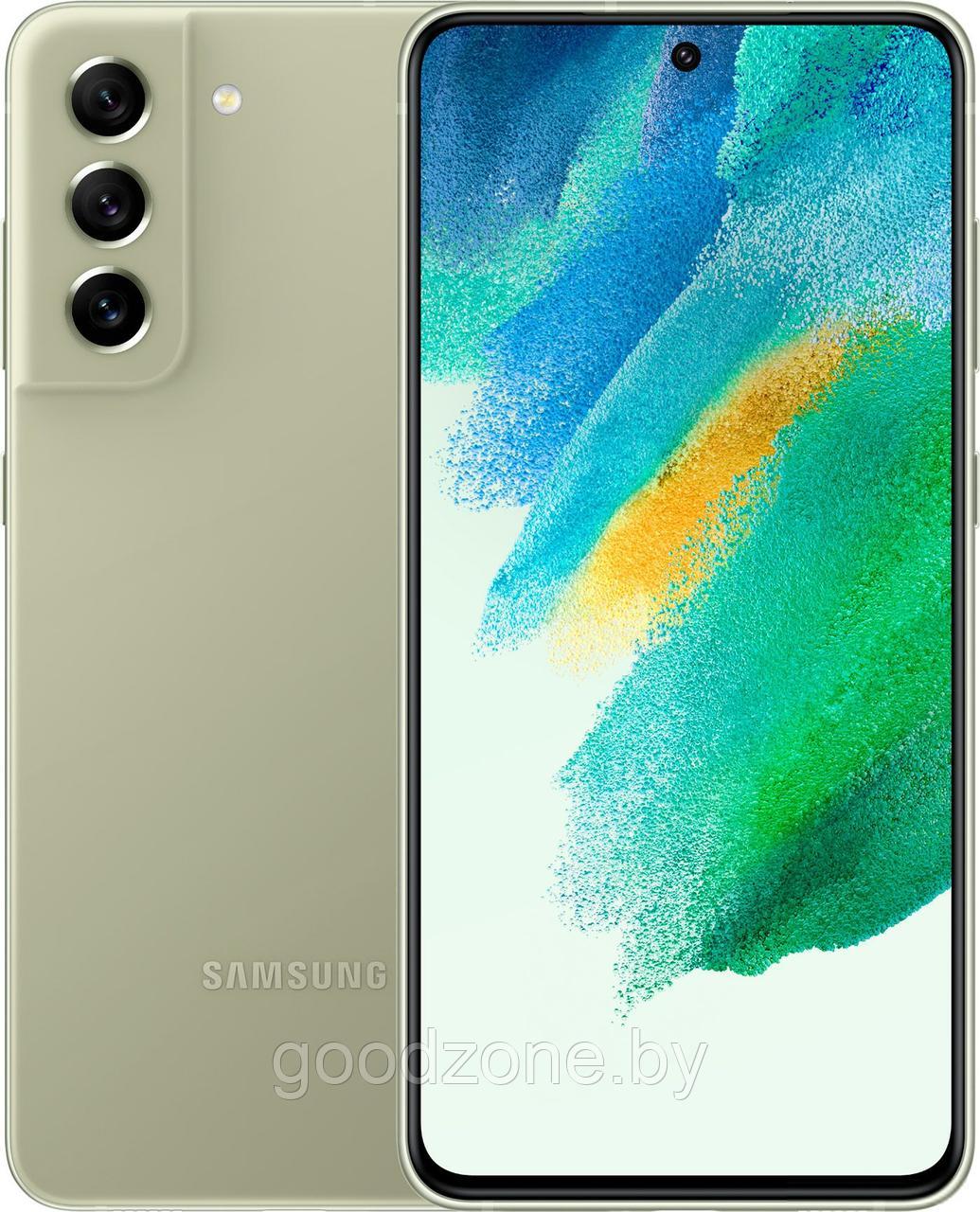Смартфон Samsung Galaxy S21 FE 5G SM-G990E/DS 8GB/256GB (зеленый) - фото 1 - id-p225486024
