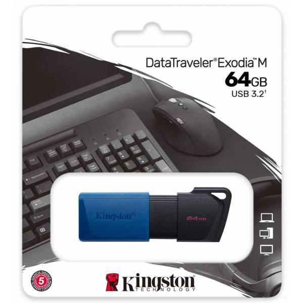 USB Flash Kingston DataTraveler Exodia M 64GB (DTXM/64GB) - фото 3 - id-p225486155