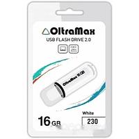 USB Flash OltraMax 230 16GB (белый) [OM-16GB-230-White]