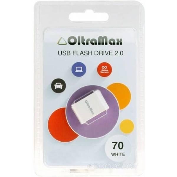 USB Flash OltraMax 70 8GB (белый) - фото 1 - id-p225486179
