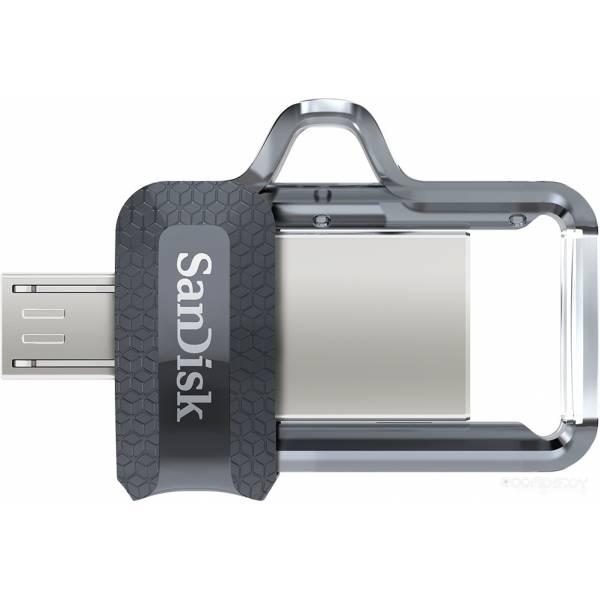 USB Flash SanDisk Ultra Dual M3.0 128GB [SDDD3-128G-G46] - фото 1 - id-p225486182