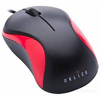 Oklick 115S Optical Mouse for Notebooks Black-Red USB