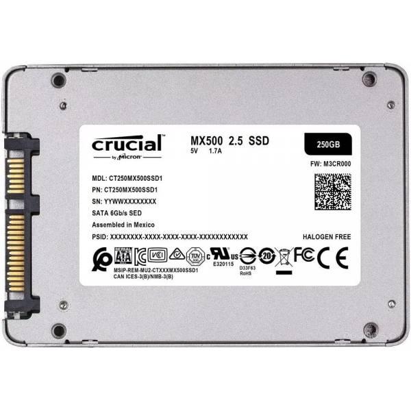SSD Crucial mx500 250gb ct250mx500ssd1 - фото 3 - id-p225487210
