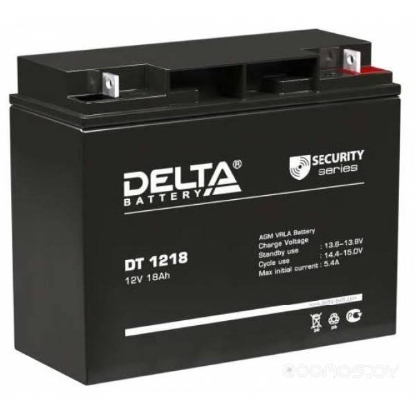 Аккумулятор для ИБП DELTA DT 1218 (12В/18 А·ч) - фото 1 - id-p225489176