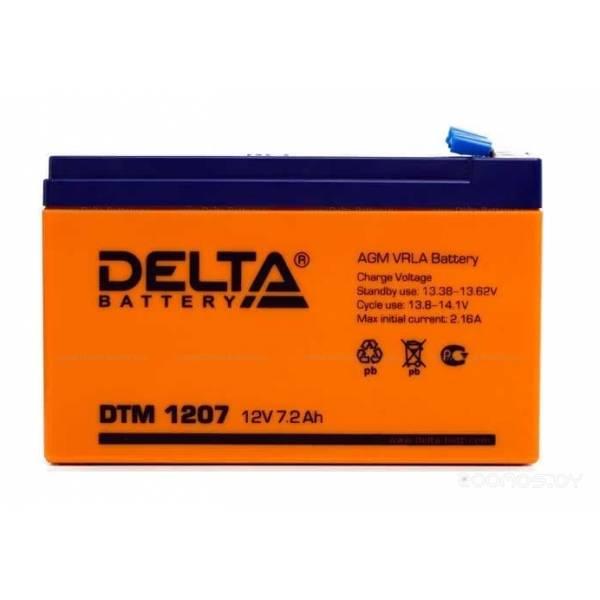 Аккумулятор для ИБП DELTA DTM 1207 (12В/7.2 А·ч) - фото 1 - id-p225489184