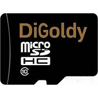 Карта памяти Digoldy microSD (Class 10) 16GB [DG0016GCSDHC10-W/A-AD]