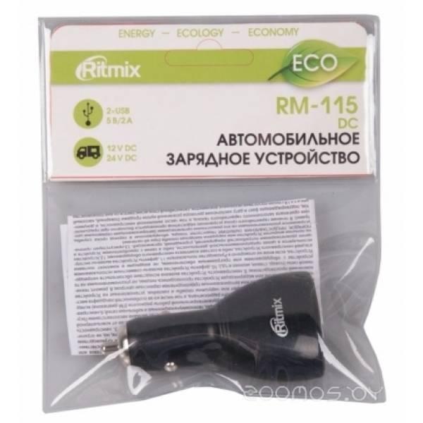 Автомобильное ЗУ Ritmix RM-115 - фото 3 - id-p225486242