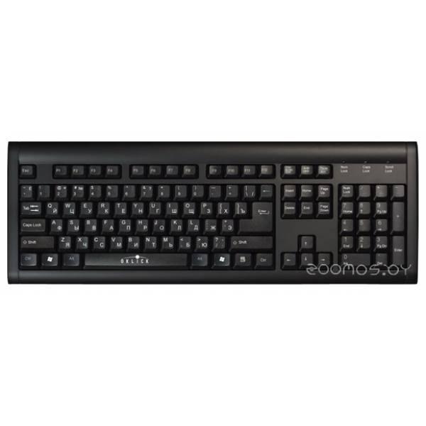 Клавиатура Oklick 120 M Standard Keyboard Black USB - фото 1 - id-p225492161