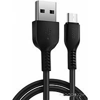 Кабель Hoco X20 microUSB (1 м, черный)