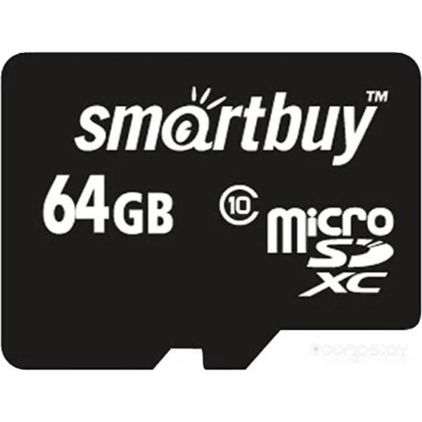 Карта памяти SmartBuy microSDXC SB64GBSDCL10-00LE 64GB - фото 1 - id-p225486287