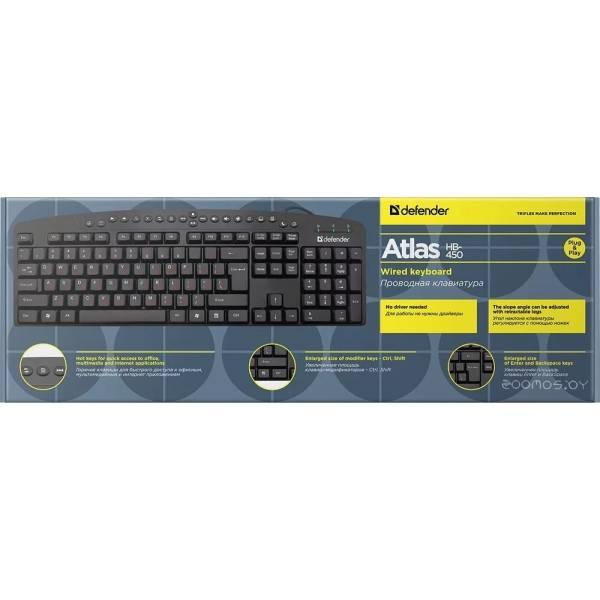 Клавиатура Defender Atlas HB-450 RU - фото 2 - id-p225486294