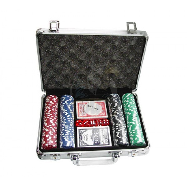 Набор для покера в чемодане на 200 фишек (арт. S-1)