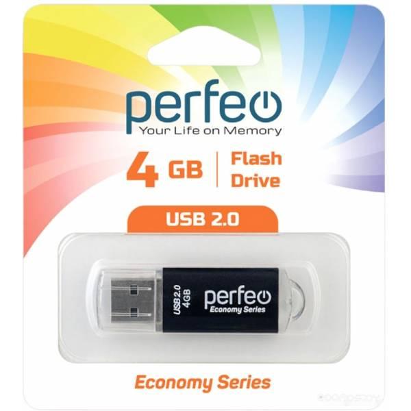 USB Flash Perfeo E01 4GB (черный) - фото 3 - id-p225488345