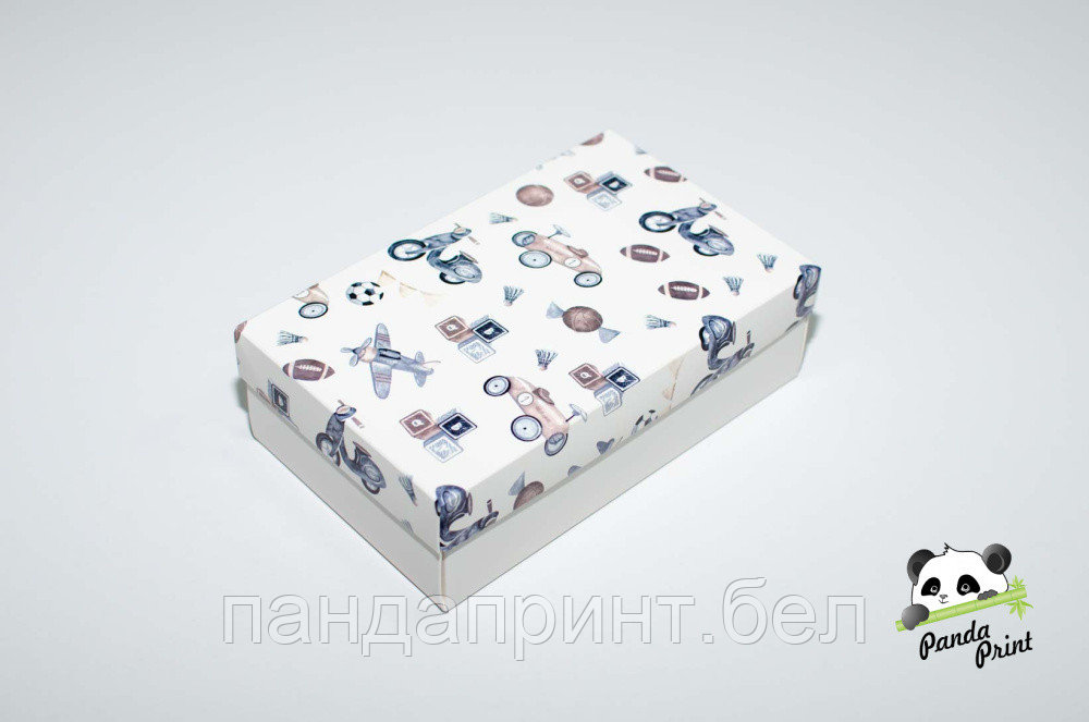 Коробка 120х200х60 Детские игрушки (белое дно)