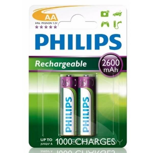 Батарейка Philips MultiLife AA 2600mAh 2 шт. - фото 1 - id-p225486515