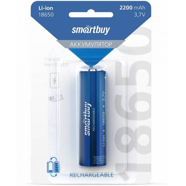 Аккумулятор SmartBuy 18650 2200 mAh 1 шт. - фото 1 - id-p225486517