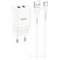 Сетевое зарядное Hoco N25 USB Type-C (белый)