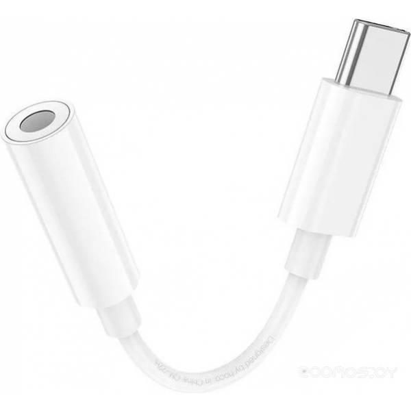 Адаптер Hoco LS35 USB Type-C - 3.5 jack (белый) - фото 9 - id-p225486567