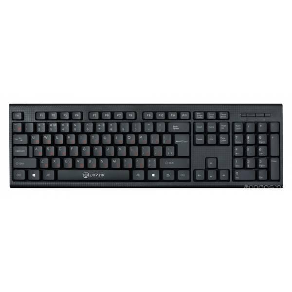 Клавиатура Oklick 120 M Standard Keyboard Black - фото 1 - id-p225486600