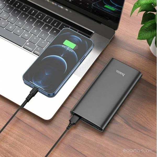 Портативное зарядное устройство Hoco J83 Standard 10000mAh (серый) - фото 6 - id-p225486628