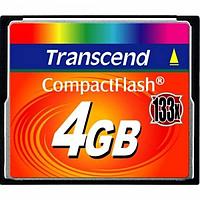 Карта памяти Transcend 133x CompactFlash 4GB (TS4GCF133)