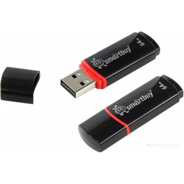 USB Flash SmartBuy Crown 64GB (Black) (SB64GBCRW-K) - фото 2 - id-p225486676