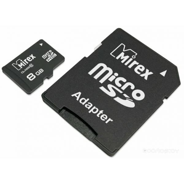 Карта памяти SmartBuy microSDHC (Class 10) 8GB (SB8GBSDCL10-00) - фото 1 - id-p225496547