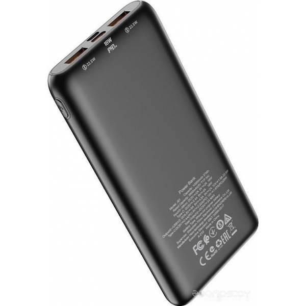 Портативное зарядное устройство Hoco J81 Fast Way 10000mAh (черный) - фото 3 - id-p225486735