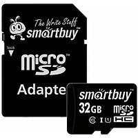 Карта памяти SmartBuy microSDHC Class 10 32GB (SB32GBSDCL10-01)