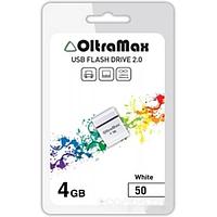 USB Flash OltraMax 50 4GB (белый)