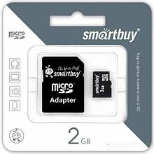 Карта памяти SmartBuy microSD + SD adapter